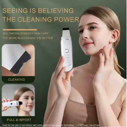 Ultrasonic Skin Scrubber Peeling Blackhead Remover