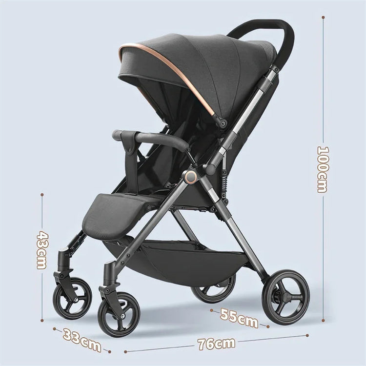 Lightweight Foldable Baby Stroller Mia Vita