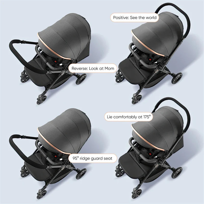 Lightweight Foldable Baby Stroller Mia Vita