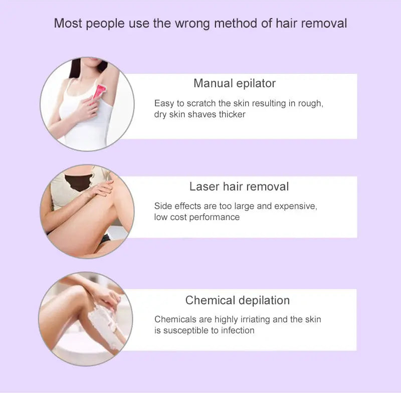 Painless Electric Laser Epilator For Women Health & Beauty-8