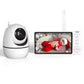 Glanmia™ 5" Video Baby Monitor – PTZ Camera, Temperature Sensor, Lullabies Glan Mia