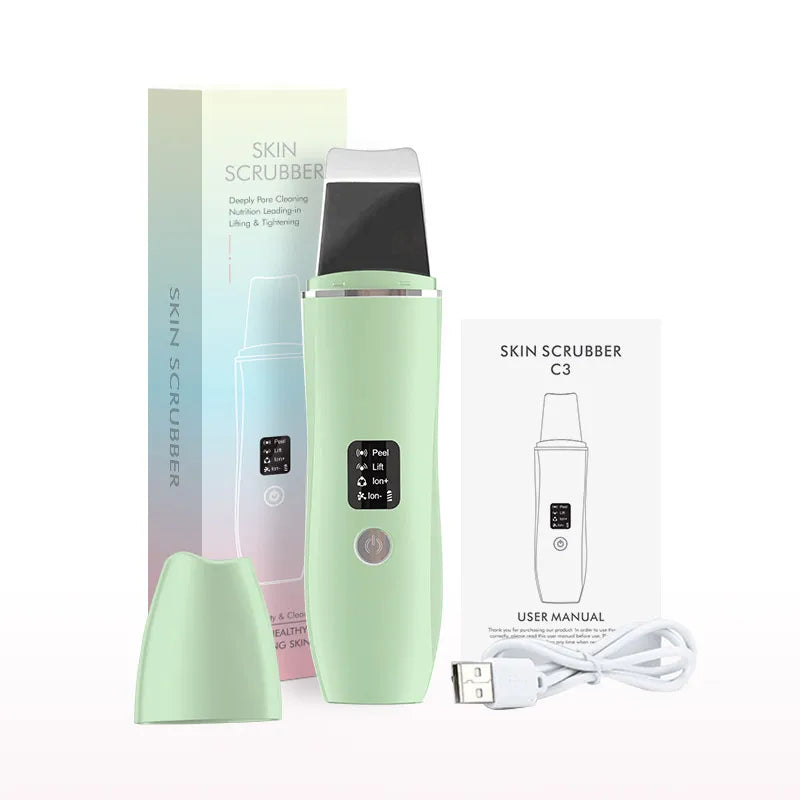Ultrasonic Skin Scrubber Peeling Blackhead Remover Mia Vita