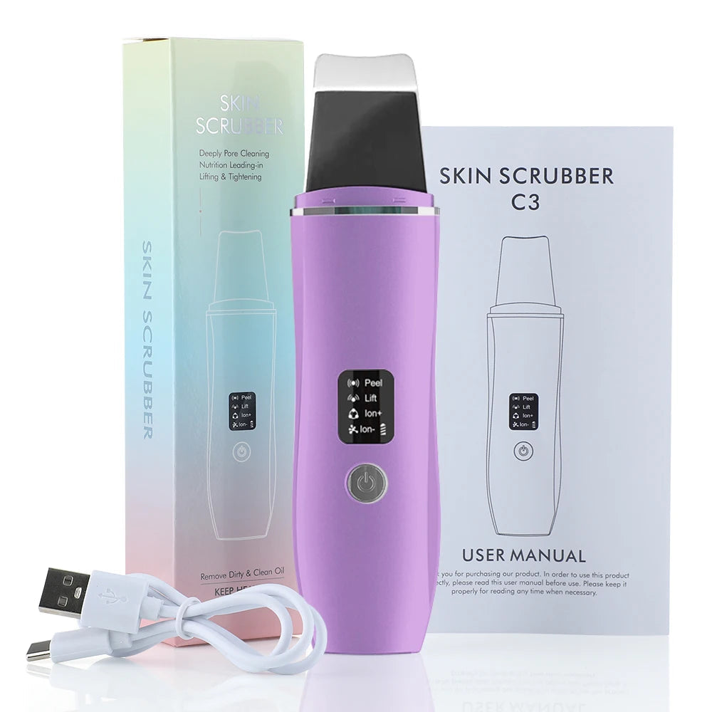 Ultrasonic Skin Scrubber Peeling Blackhead Remover Mia Vita