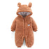 Glanmia* Baby Boy Clothes Cute Plush Bear Baby Rompers Autumn Winter Glan Mia
