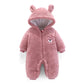Glanmia* Baby Boy Clothes Cute Plush Bear Baby Rompers Autumn Winter Glan Mia