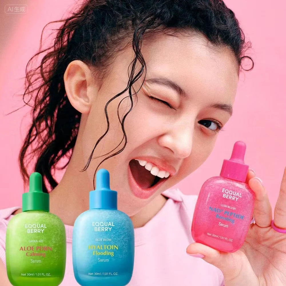 Korean Skincare Bakuchiol Plumping Serum - Hydrating VC Brightening Serum For Fading Acne Scars On The Face Glan Mia