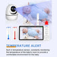 Glanmia™ 5" Video Baby Monitor – PTZ Camera, Temperature Sensor, Lullabies Glan Mia