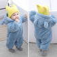 Glanmia* Baby Boy Clothes Cute Plush Bear Baby Rompers Autumn Winter Glan Mia