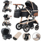 3-in-1 Baby Stroller – Foldable, Multifunctional & Travel-Ready