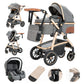 3-in-1 Baby Stroller – Foldable, Multifunctional & Travel-Ready
