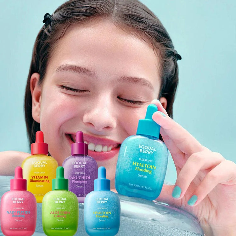 Korean Skincare Bakuchiol Plumping Serum - Hydrating VC Brightening Serum For Fading Acne Scars On The Face Glan Mia