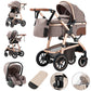 3-in-1 Baby Stroller – Foldable, Multifunctional & Travel-Ready