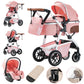 3-in-1 Baby Stroller – Foldable, Multifunctional & Travel-Ready Mia Vita