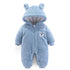 Glanmia* Baby Boy Clothes Cute Plush Bear Baby Rompers Autumn Winter Glan Mia