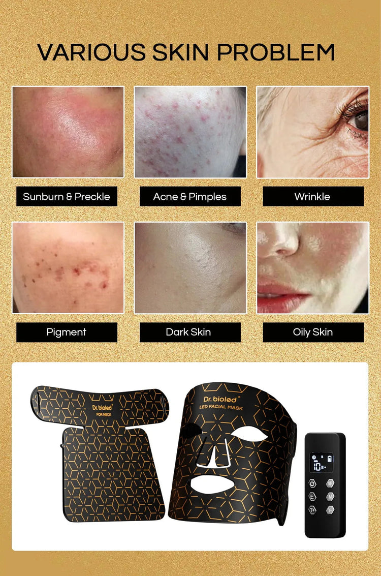 LED Anti-Aging, Acne Fighting & Skin Rejuvenation Therapy Glan Mia