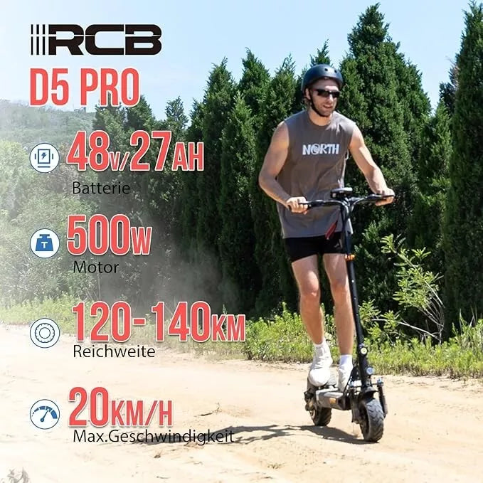 Glanmia™ Electric Scooter D5 – 500W Urban Power Glan Mia