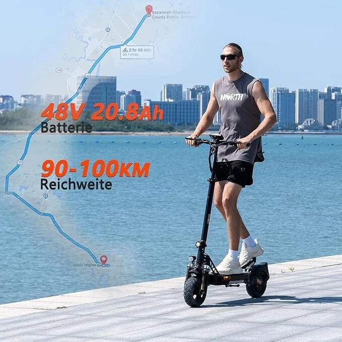 Glanmia™ Electric Scooter D5 – 500W Urban Power Glan Mia